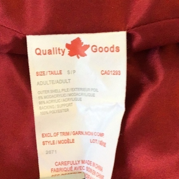 Elegant Maroon Teddy Jacket - Picture 9 of 10